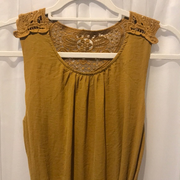 H&M mustard color dress Size 6 - Picture 11 of 16